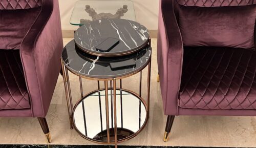 Amelia Round Marble Nesting Tables photo review